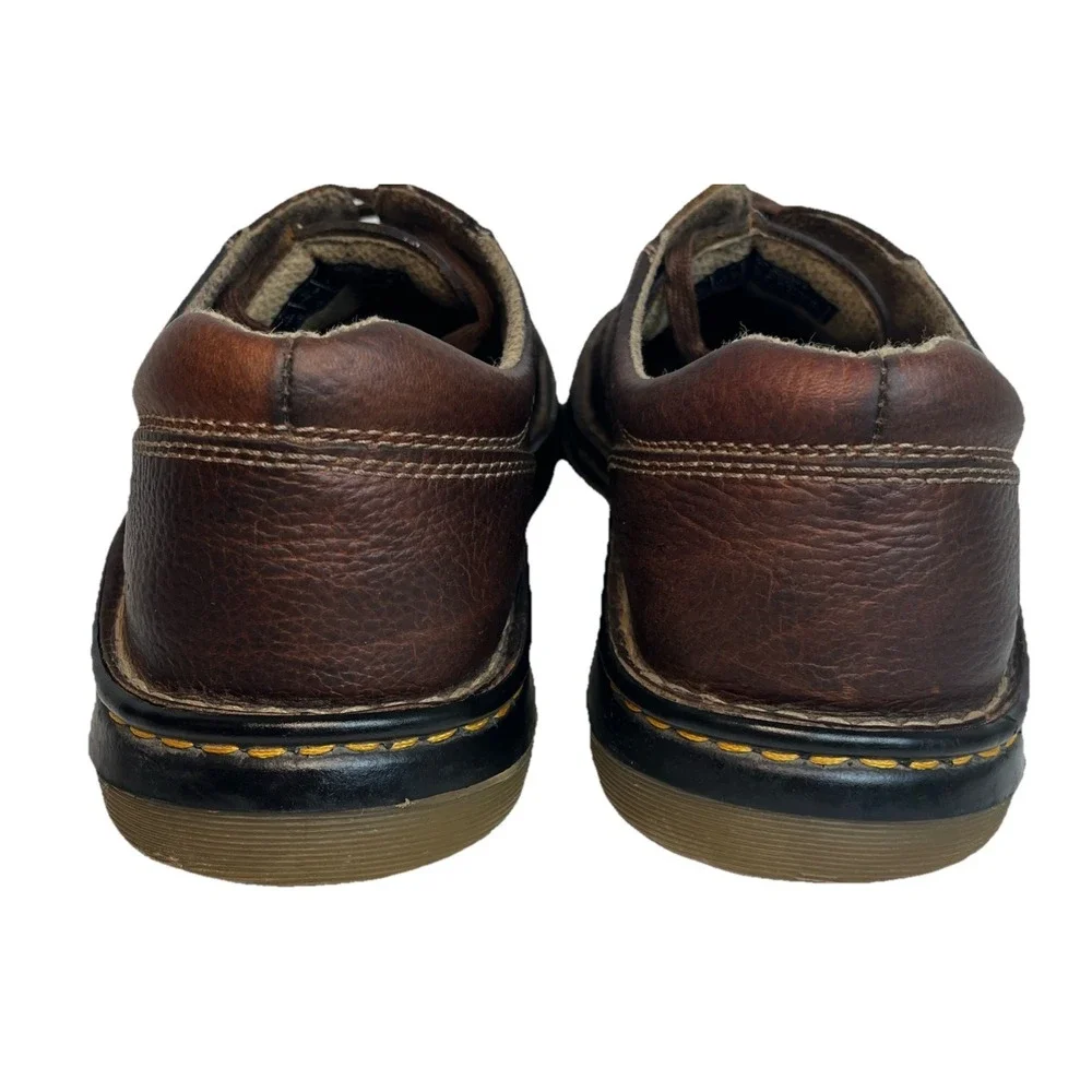 Dr Doc Martens Ripley Brown Leather Split Toe Oxford Shoes M 10 / W 11  11232